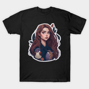 cute adorable pretty lovely girl T-Shirt